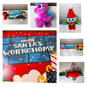 Santa’s Workchomp Christmas Dog Toys